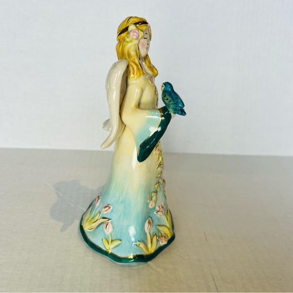 Blue Sky Ceramic Angel 2006 Spring Votive Holder by Heather Goldminc - Picture 3 of 8
